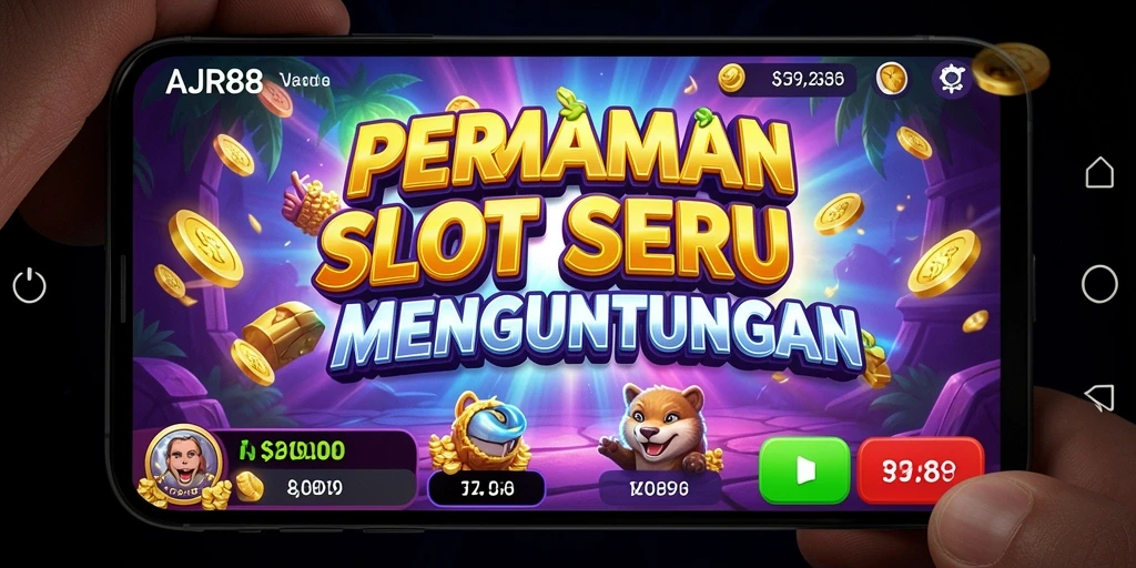 Screenshot gameplay Slot AJR88 yang menampilkan fitur menarik.