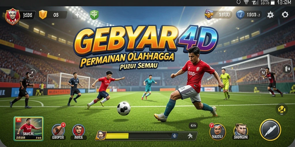Tampilan menarik dari GEBYAR4D saat dimainkan.