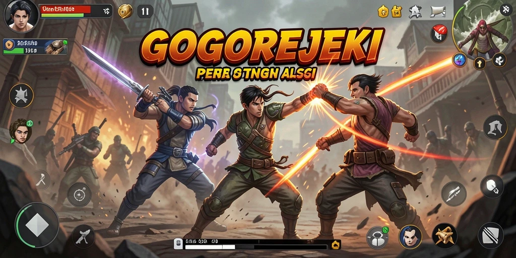 Tampilan gameplay seru dan mendebarkan dari GOGOREJEKI.