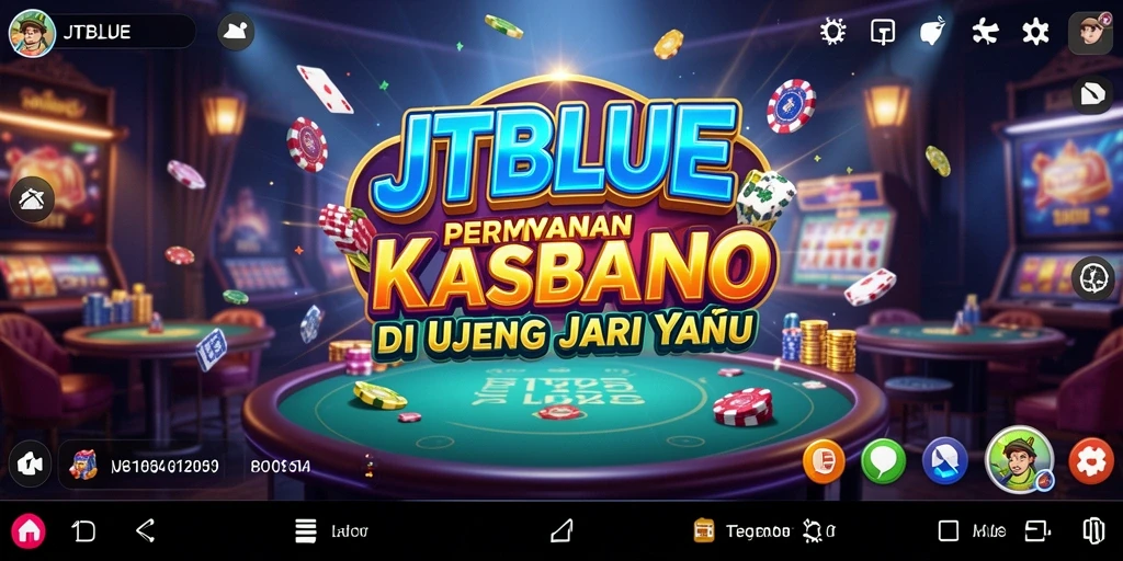 Tampilan gameplay JTBLUE yang menarik dan interaktif.