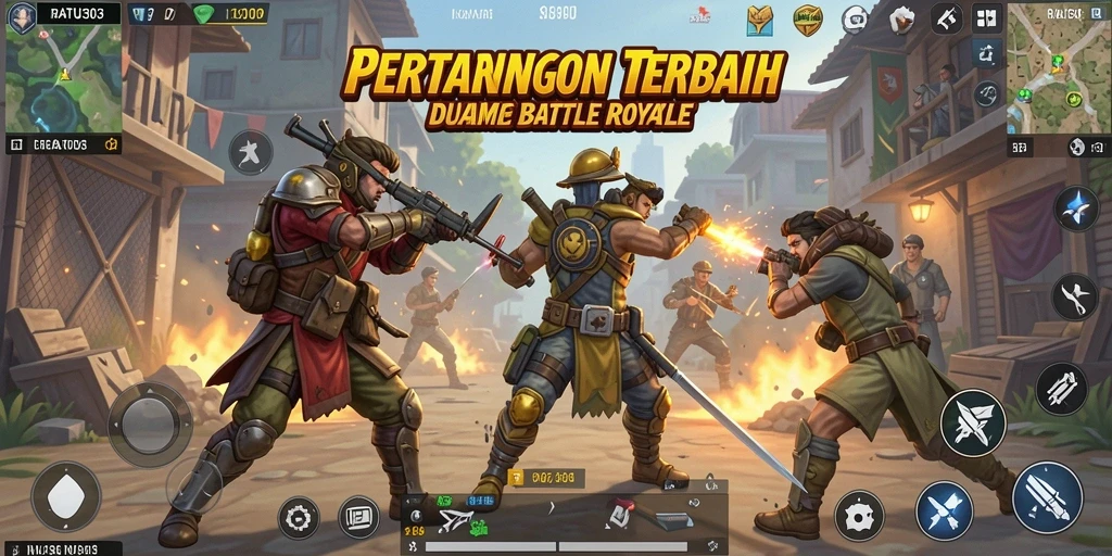 Screenshot gameplay dari RATU303 yang menunjukkan aksi pertarungan mendebarkan.