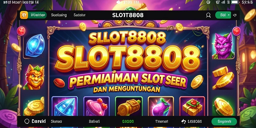 Tampilan gameplay SLOT8808 yang menarik dan penuh aksi.