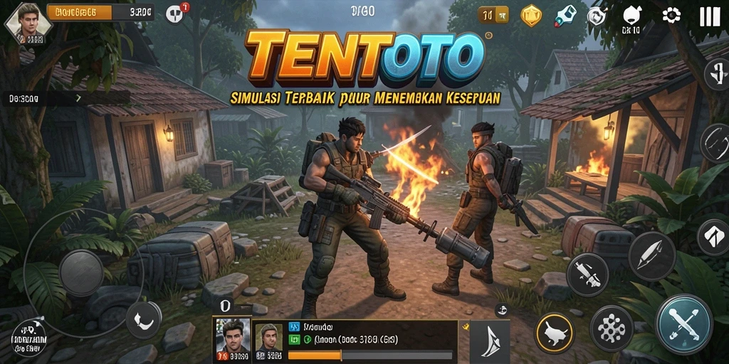Screenshot TENTOTO menampilkan aksi gameplay yang seru dan interaktif.